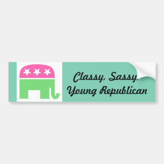 Classy, Sassy, Young Republican Bumper Sticker