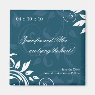 Classy Save the Date Wedding Magnet