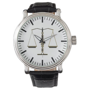 Classy Scales of Justice Law Best Gifts Watch