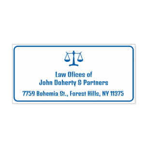 Classy Scales of Justice   Law Office Self-inking Stamp