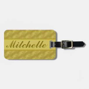 Classy Scriptograph Monogrammed Luggage Tag