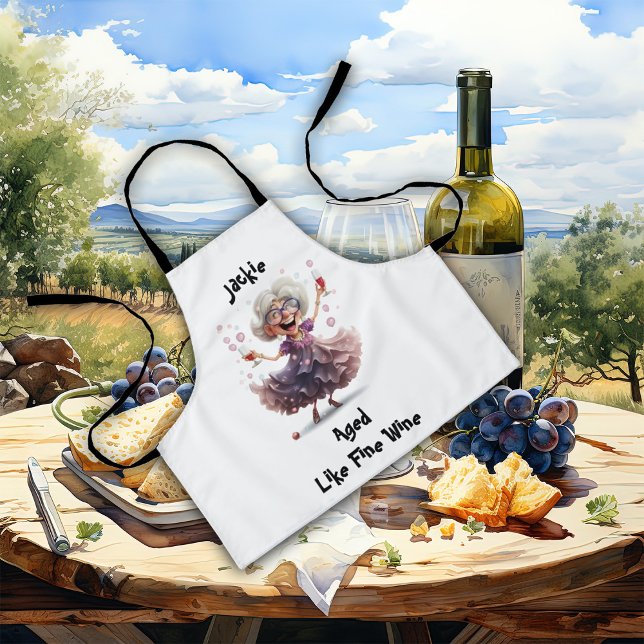 Classy Senior Lady Apron (Creator Uploaded)