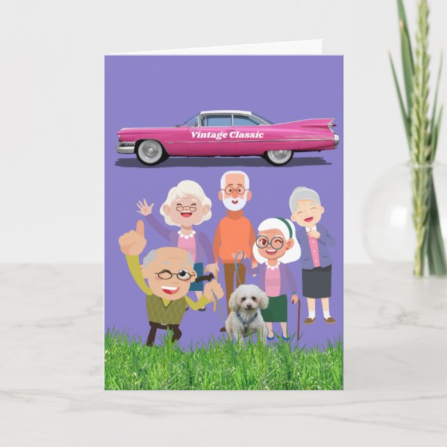 Classy Seniors Folded Note Cards (Front)