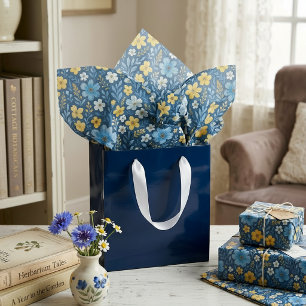 Classy Shabby Chic French Floral Art Pattern Tissue Paper