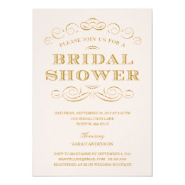 CLASSY SHOWER | BRIDAL SHOWER INVITATION