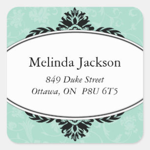 Classy Square Adress Labels