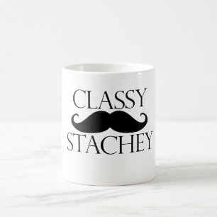 Classy Stache Moustache Coffee Mug