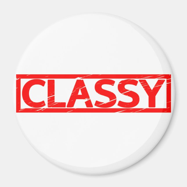 Classy Stamp Magnet (Front)
