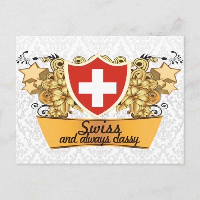 Classy Swiss Postcard (Front)