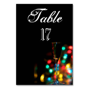 Classy Table Card by RoseWrites