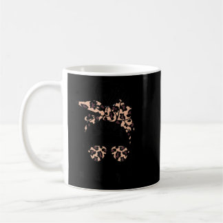 Classy Teacher Life With Leopard Messy Bun Mother' Coffee Mug