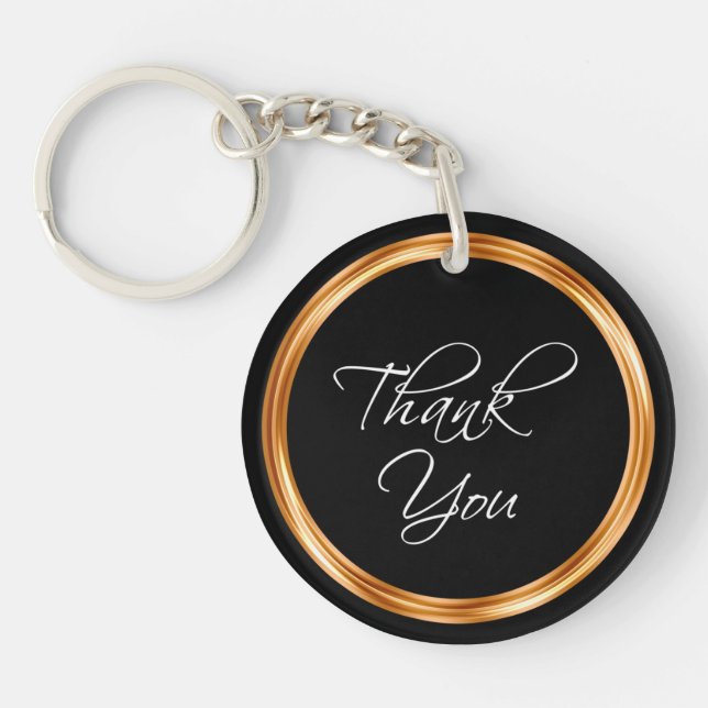 Classy Thank You Keyholders As Keychains (Front)