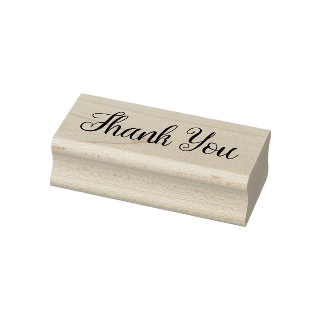 Classy Thank You Rubber Stamp (Stamp)