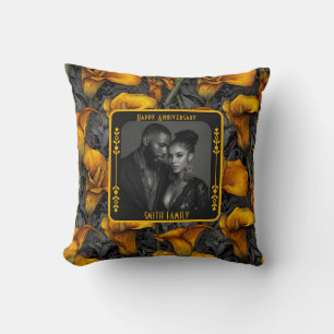 Classy Thoughtful Photo Throw Pillow For Spouse