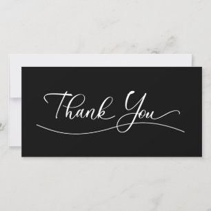 Classy Trendy Editable Business Thank You Cards