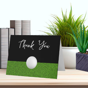 Classy Trendy Golf Business Thank You Cards