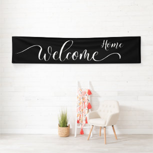 Classy Trendy Welcome Home  Banner