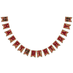 Classy Tulip Flower 30Th Birthday Bunting