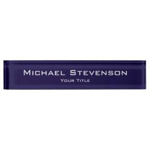 Classy Unique Elegant Standard Desk Nameplate