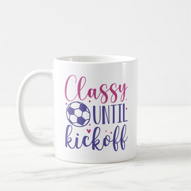 Classy Until Kickoff Coffee Mug (Left)