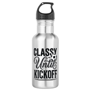 Classy Until Kickoff Soccer Vintage Shirt Design_1 532 Ml Water Bottle