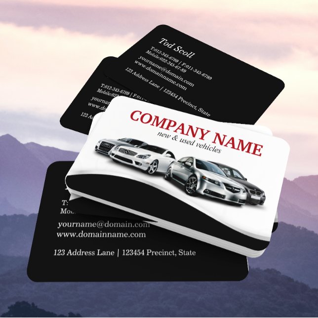 Classy Used Car Dealer  Business Card (Creator Uploaded)