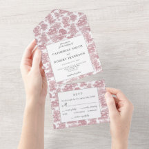 Classy Vintage Chic Elegant Blue Horse Toile All I