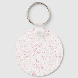 Classy vintage marble rose gold terrazzo design key ring