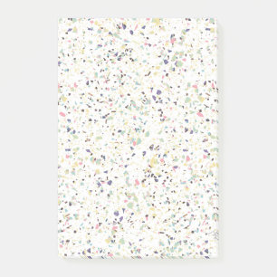Classy vintage marble terrazzo pastel design post-it notes