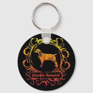 Classy Weathered Boykin Spaniel Keychain