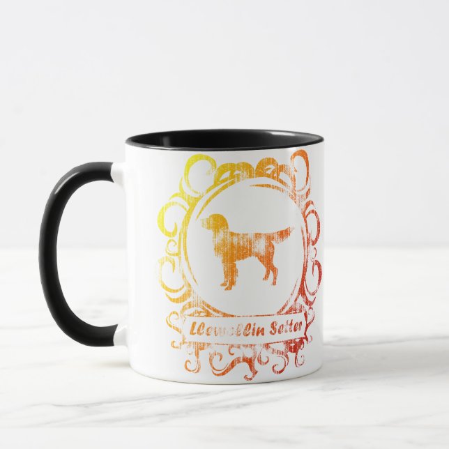 Classy Weathered Llewellin Setter Mug (Left)