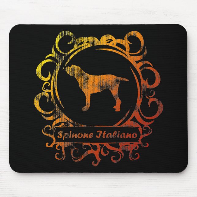 Classy Weathered Spinone Italiano Mouse Pad (Front)