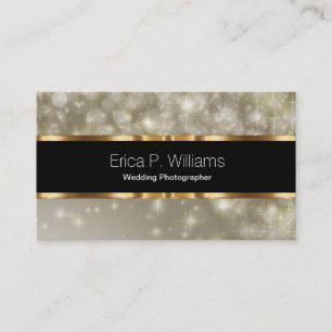 Classy Wedding Photographer Elegant Business Cards