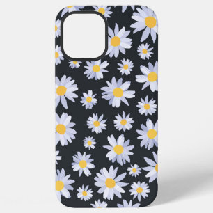 Classy White Daisy Flowers Botanical iPhone 12 Pro Max Case