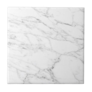 Classy white marble tile with grey marbeling lines