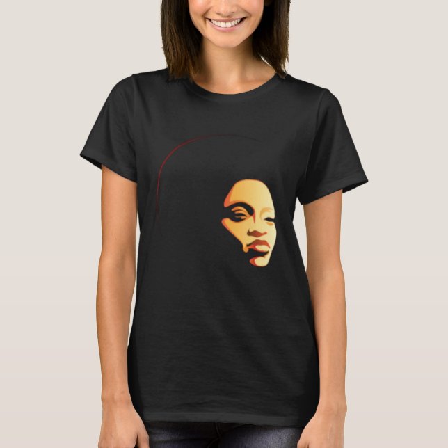 Classy Womens African Head Wrap Black Pride  Soul  T-Shirt (Front)