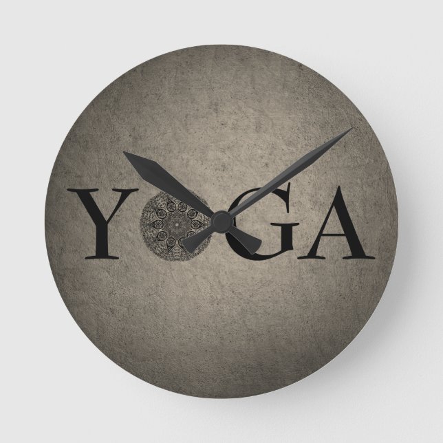 Classy YOGA Wall Clock (Front)
