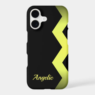 Classy Zig zag Yellow Personalised