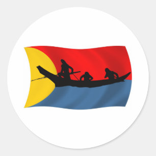 Clatsop Tribe Flag Sticker