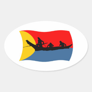 Clatsop Tribe Flag Sticker