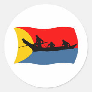 Clatsop Tribe Flag Sticker