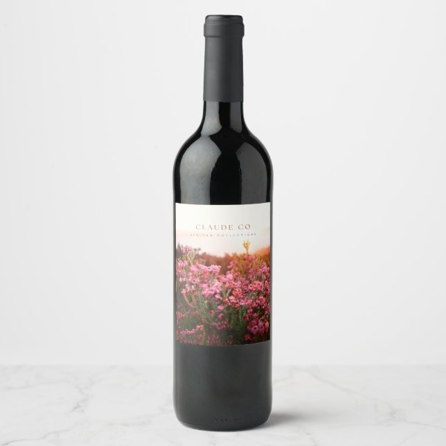 Claude Co African Collection Wine Label (Front)