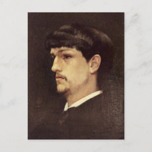 Claude Debussy 1886 Postcard