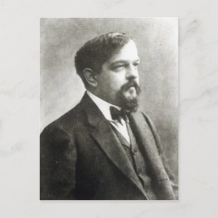 Claude Debussy, c.1908 Postcard