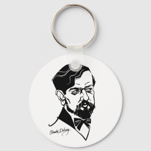 Claude Debussy Key Ring