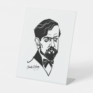 Claude Debussy Pedestal Sign