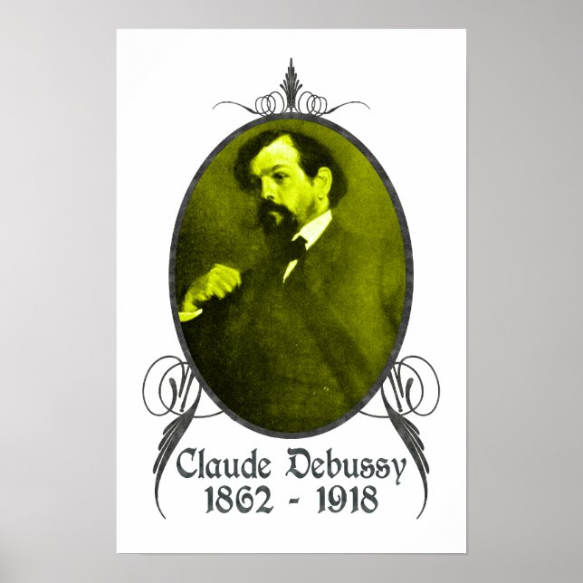 Claude Debussy Poster (Front)