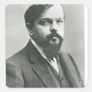 Claude Debussy Square Sticker