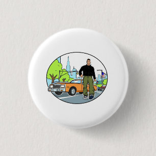 Claude - GTA 3 Cm Round Badge