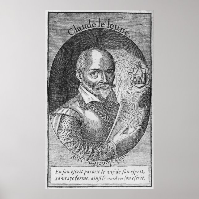 Claude Le Jeune  1598 Poster (Front)
